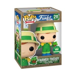 NEW Funko Pop! Funko: FARMER FREDDY #211 Earth Day 2024 Funko Shop Exclusive